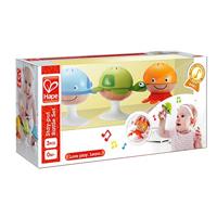 Hape rammelaars dieren met zuignap, 3st. - thumbnail