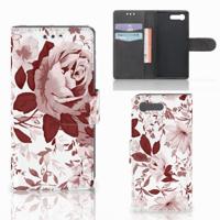 Hoesje Sony Xperia X Compact Watercolor Flowers - thumbnail