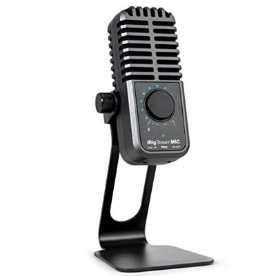 IK Multimedia iRig Stream Mic Pro Studiomicrofoon Statief Zendmethode:Kabelgebonden Incl. standaard, Incl. kabel Jackplug Kabelgebonden IK Multimedia iRig Stream Mic Pro Studiomicrofoon Statief Zendmethode:Kabelgebonden Incl. standaard, Incl. kabel Jackplug Kabelgebonden