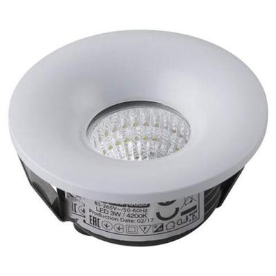 LED Inbouwspot Veranda - Rond 3W - 4200K Natuurlijk Wit - Ø48.5mm
