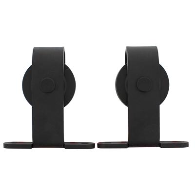 Intersteel Set van 2 hangrollen Basic Top 14cm - mat zwart Intersteel Set van 2 hangrollen Basic Top 14cm - mat zwart