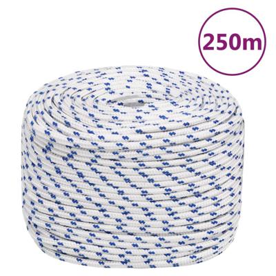Boot touw 8 mm 250 m polypropyleen wit Boot touw 8 mm 250 m polypropyleen wit