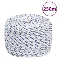 Boot touw 8 mm 250 m polypropyleen wit - thumbnail