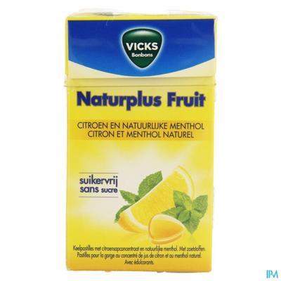 Vicks Lemon+c Zonder Suiker 40g Box