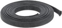 Delock 18849 Gevlochten hoes rekbaar 5 m x 12 mm zwart - thumbnail