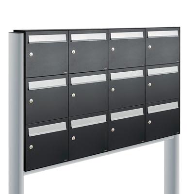 Allux Flow Set 4-Breed, 3-Hoog Op Statief Zwart - 40040070_4x3s