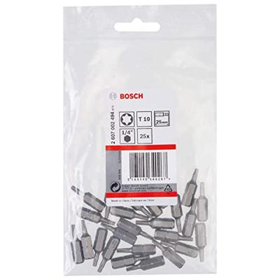 Bosch Accessories 2607001616 T-bit T 25 Extra hard C 6.3 10 stuk(s)