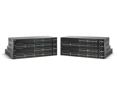 CISCO SG220-26P 26-Port Gigabit PoE Smart Plus Switch 24x 10 100 1000 met 2 Gigabit Combo 180W