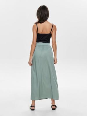 ONLY maxi rok ONLVENEDIG met plooien lichtgroen ONLY maxi rok ONLVENEDIG met plooien lichtgroen