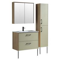 Differnz Legs badmeubelset 90 cm groen FSC - thumbnail