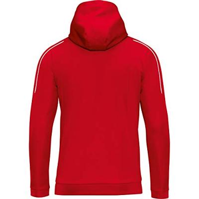 JAKO 6850 Jas Met Kap Classico - Rood - 3XL