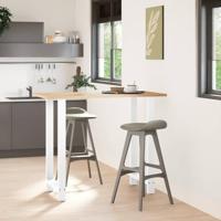 Bartafelpoten 2 st 60x(110-111) cm staal wit - thumbnail