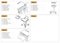 Neomounts MED-M100 Laptophouder Aantal monteerbare displays: 1 Display(s) Crème - thumbnail
