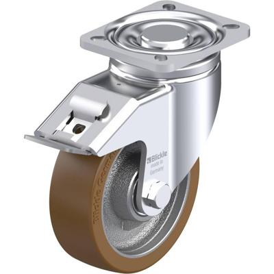 Blickle LH-GB 125K-1-FI Zwenkwiel met rem Wieldiameter: 125 mm Draagvermogen (max.): 550 kg 1 stuk(s)