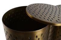 Set van 2 tafels Home ESPRIT Gouden Metaal 43 x 43 x 54 cm - thumbnail