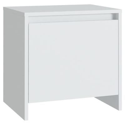 Nachtkastjes 2 st 45x34x44,5 cm bewerkt hout wit
