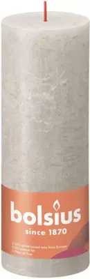 Bolsius Rustiek stompkaars 190/68 Grijs