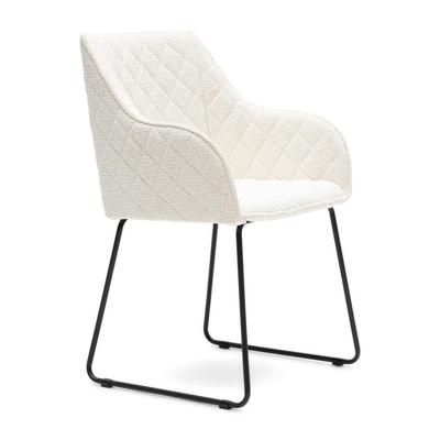 Rivièra Maison Eetkamerstoel 'Frisco Drive' Bouclé, kleur Simply White Rivièra Maison Eetkamerstoel 'Frisco Drive' Bouclé, kleur Simply White