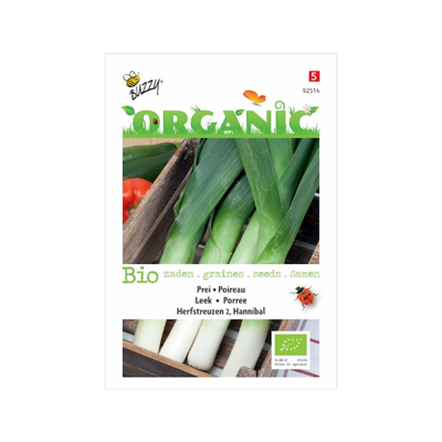 Zaden Organic Prei Herfstreuzen 2 Hannibal (BIO) Buzzy - Buzzy Zaden Organic Prei Herfstreuzen 2 Hannibal (BIO) Buzzy - Buzzy