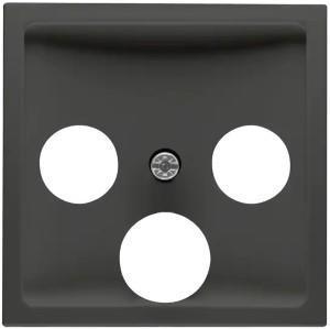 PEHA Badora MAT ZWART afdekplaat voor coax - 4603560 PEHA Badora MAT ZWART afdekplaat voor coax - 4603560