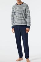 Schiesser Schiesser Pyjama Long grey melange 178102 50/M - thumbnail