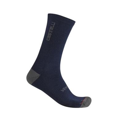 Castelli Venti soft merino sock belgian blue unisex XXL