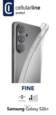 Cellularline Backcover Samsung Galaxy S26 Edge Transparant