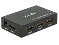 Delock 18683 HDMI-switch Ultra HD-geschikt 3840 x 2160 Pixel - thumbnail