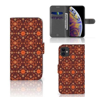 Apple iPhone 11 | Telefoon Hoesje | Batik Brown Apple iPhone 11 | Telefoon Hoesje | Batik Brown