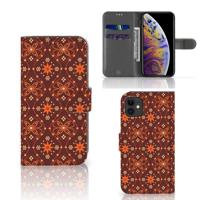 Apple iPhone 11 | Telefoon Hoesje | Batik Brown - thumbnail