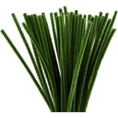 Creativ Company Chenille, l: 30 cm, dikte 6 mm, dennegroen, 50 stuk/ 1 doos Creativ Company Chenille, l: 30 cm, dikte 6 mm, dennegroen, 50 stuk/ 1 doos
