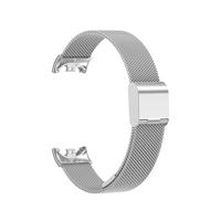 By Qubix - Milanese bandje - Zilver - Compatible met Xiaomi Smart Band 8 & 9 - Compatible Xiaomi bandje - thumbnail
