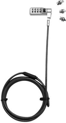 Dicota D31713 kabelslot Zwart 2 m