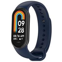 By Qubix - Siliconen bandje - Navy - Compatible met Xiaomi Smart Band 8 & 9 - Compatible Xiaomi bandje - thumbnail
