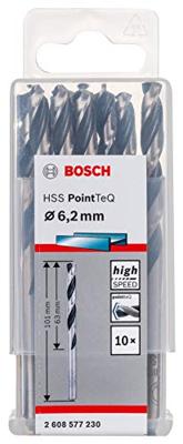 Bosch Accessoires 10X Metaalboor HSS Pointeq 6,2mm - 2608577230