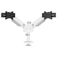 Neomounts DS65S-950WH2 Monitor-tafelbeugel 61 cm (24) - 86,4 cm (34) Wit In hoogte verstelbaar, Kantelbaar, Zwenkbaar, Roteerbaar - thumbnail