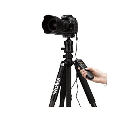 Rollei Kabelontgrendeling voor Sony - Instelbare belichtingstijd van 1 seconde tot 100 uur, LCD-scherm met achtergrondverlichting, incl. batterijen - Zwart