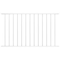 Hekpaneel 1,7x0,75 m gepoedercoat staal wit - thumbnail