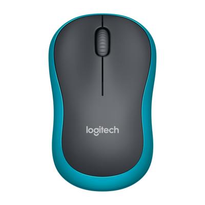 Logitech M185 Draadloze Muis Muis Blauw Logitech M185 Draadloze Muis Muis Blauw