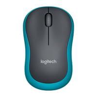 Logitech M185 Muis Radiografisch Optisch Blauw 3 Toetsen 1000 dpi - thumbnail