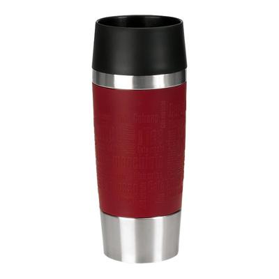 Emsa 513356 Travel Mug Isoleerbeker 0.36L RVS/Rood