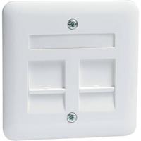 Peha Afdekplaat Catv ISDN dubbel LW recht - 4602274 - thumbnail