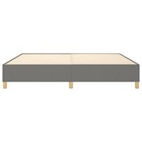 Bedframe zonder matras stof donkergrijs 140x190 cm - thumbnail