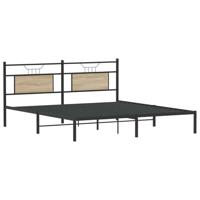 Bedframe zonder matras hout sonoma eikenkleurig 160x200 cm - thumbnail