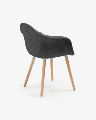 Kevya stoel  donkergrijs