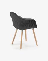 Kevya stoel  donkergrijs - thumbnail