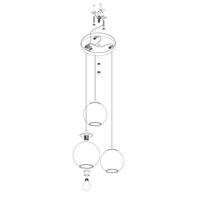 Eglo Glazen vide hanglampAriscani Ø 42,5cm - 98653 - thumbnail