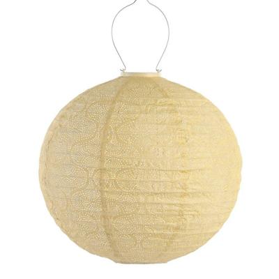 Lumiz solar lampion tigres 40 cm geel
