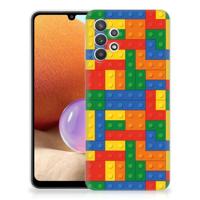 Samsung Galaxy A32 4G | A32 5G Enterprise Editie | TPU bumper | Blokken - thumbnail