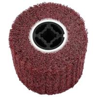 VidaXL Schuurrollen 3 pcs rood 12 x 12 x 10 cm synthetische vezel - thumbnail
